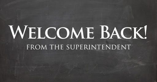 Superintendent's Welcome