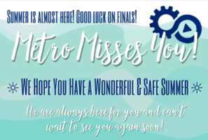End-of-Year Farewell from Metro H.S. Staff